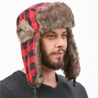 Plaid Trapper Hats